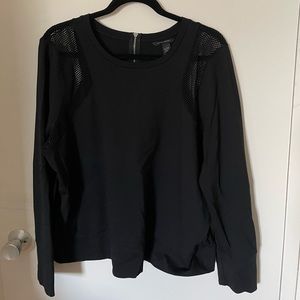 Banana Republic long-sleeve top with mesh inserts